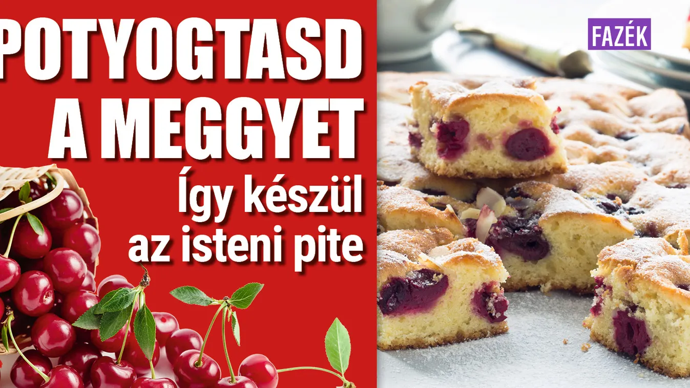 Potyogtasd a meggyet, így készül az isteni pite