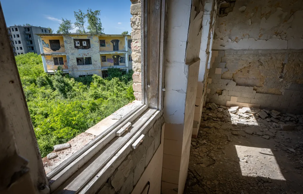 20220602 Budapest, Hazánk egyik legismertebb szellemvárosa Veszprém közelében, Szentkirályszabadja település határában áll. A szovjet katonáknak épített kisvárosban az akkori viszonyokhoz képest szinte luxus uralkodott. Fotó:Bánkúti Sándor