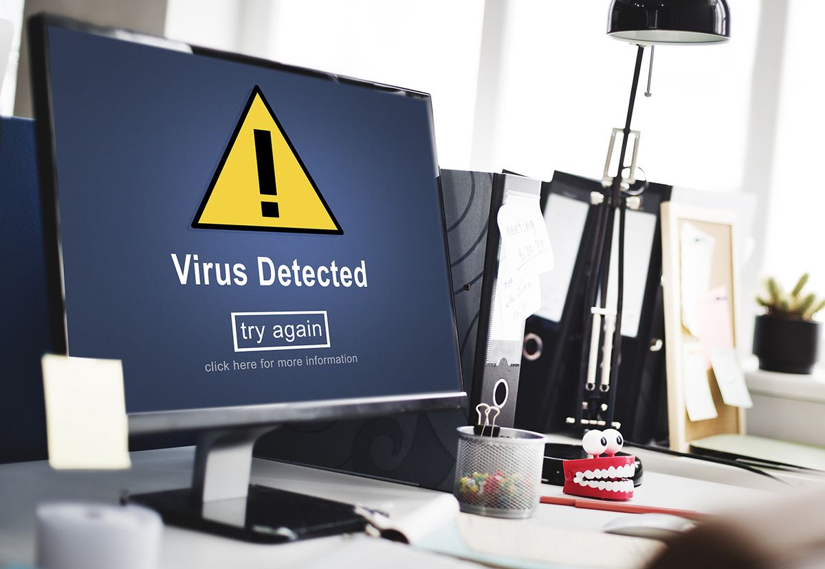 Virus,Detected,Alert,Hacking,Piracy,Risk,Shield,Concept