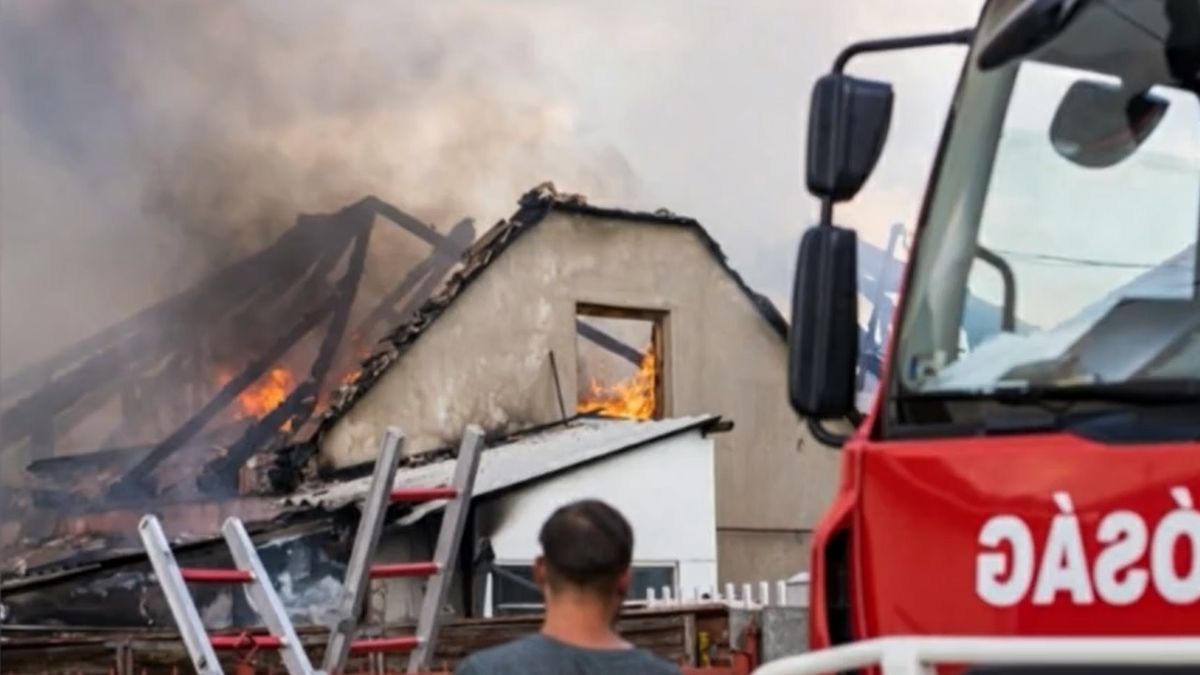 Az utolsó pillanatban karjaiban hozta ki fiát a lángok közül egy anya Dunaharasztin