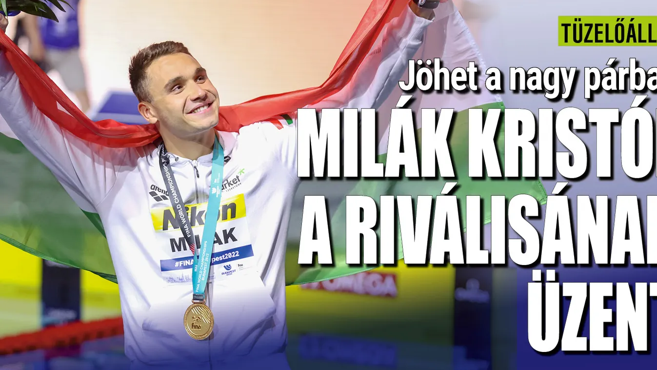 Ezt üzente Milák Kristóf az amerikai riválisának