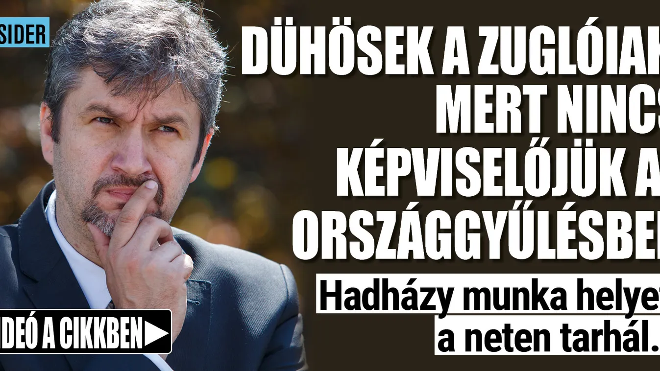 Zuglóban dühösek Hadházyra, aki a neten tarhál pénzt – Videó