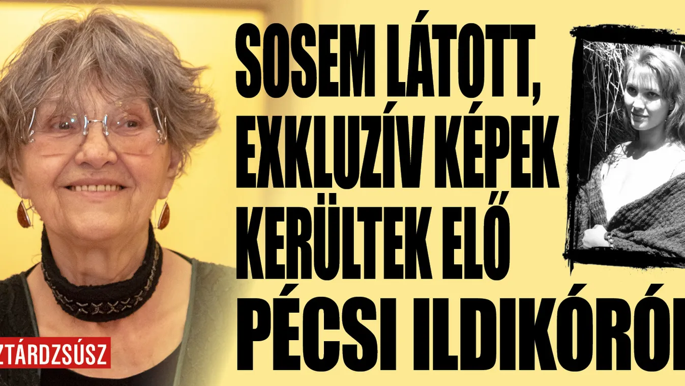 Sosem látott, exkluzív képek kerültek elő Pécsi Ildikóról