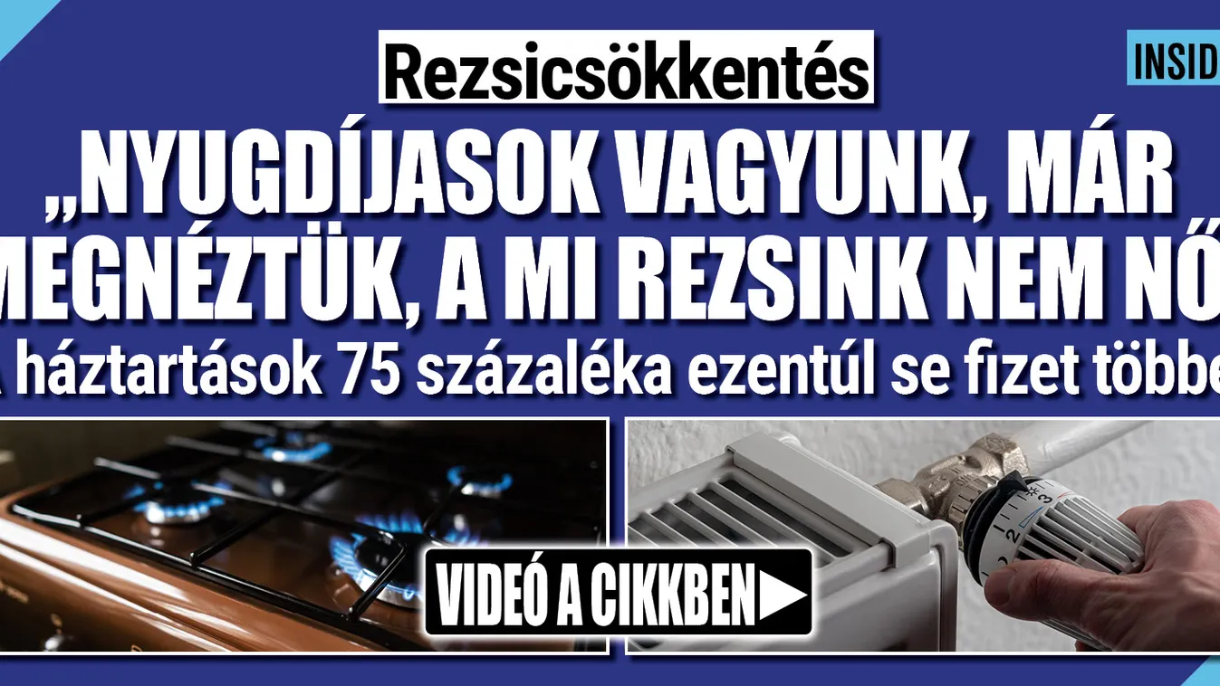 „Nyugdíjasként már megnéztük, nem fizetünk többet” – Videó