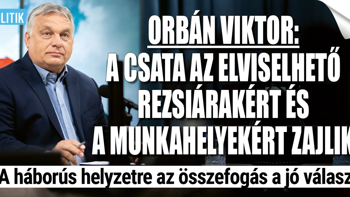 Orbán Viktor: Az európai gazdaság tüdőn lőtte magát