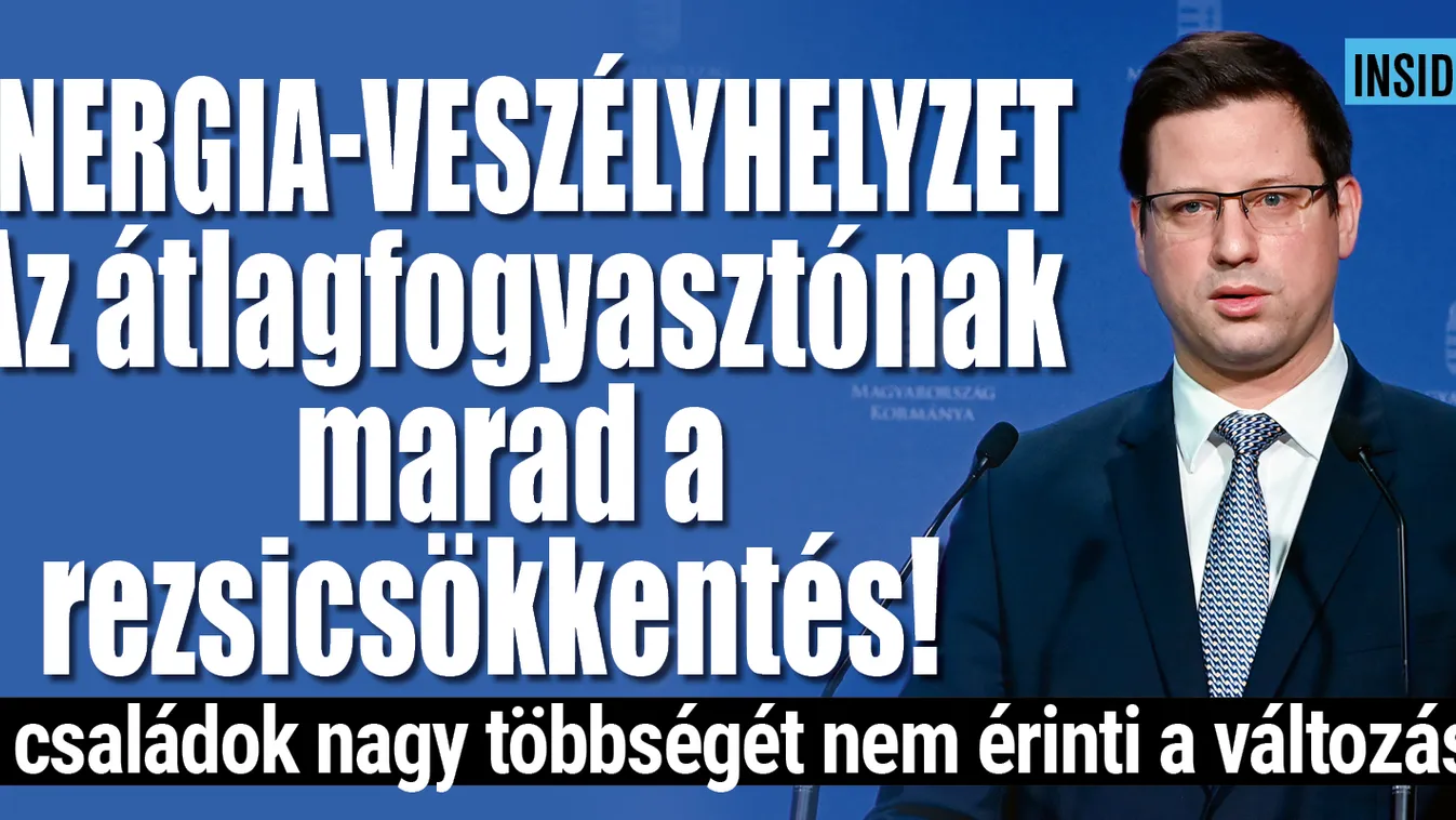 Az átlagos fogyasztónak marad a rezsicsökkentés!