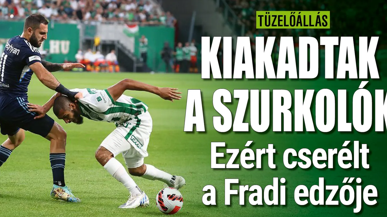 Kiakadtak a szurkolók, itt hibázott a Fradi edzője