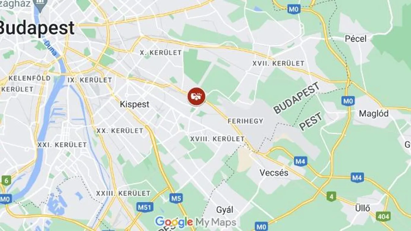 Rosszul indul a hét: újabb baleset történt Budapesten