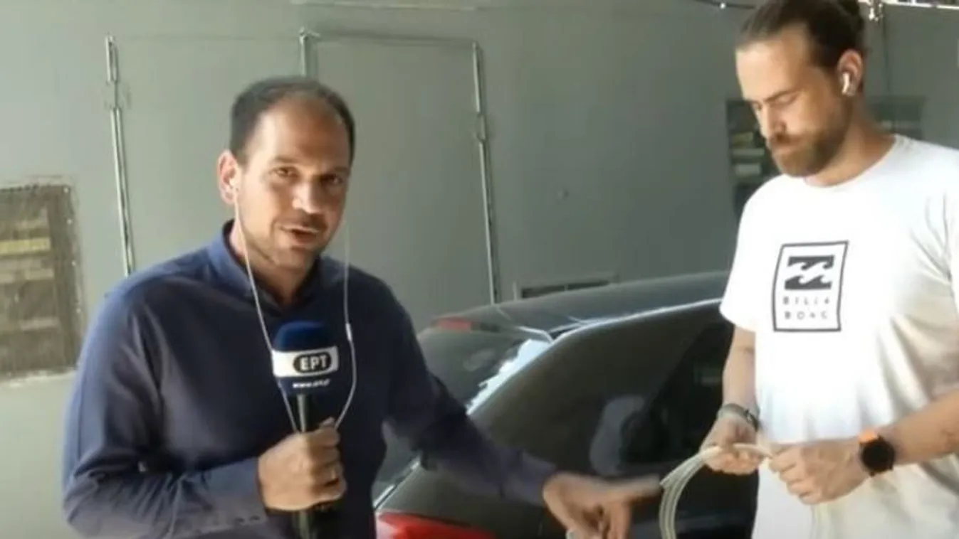 A görög köztévében bemutatták, hogy lehet üzemanyagot lopni