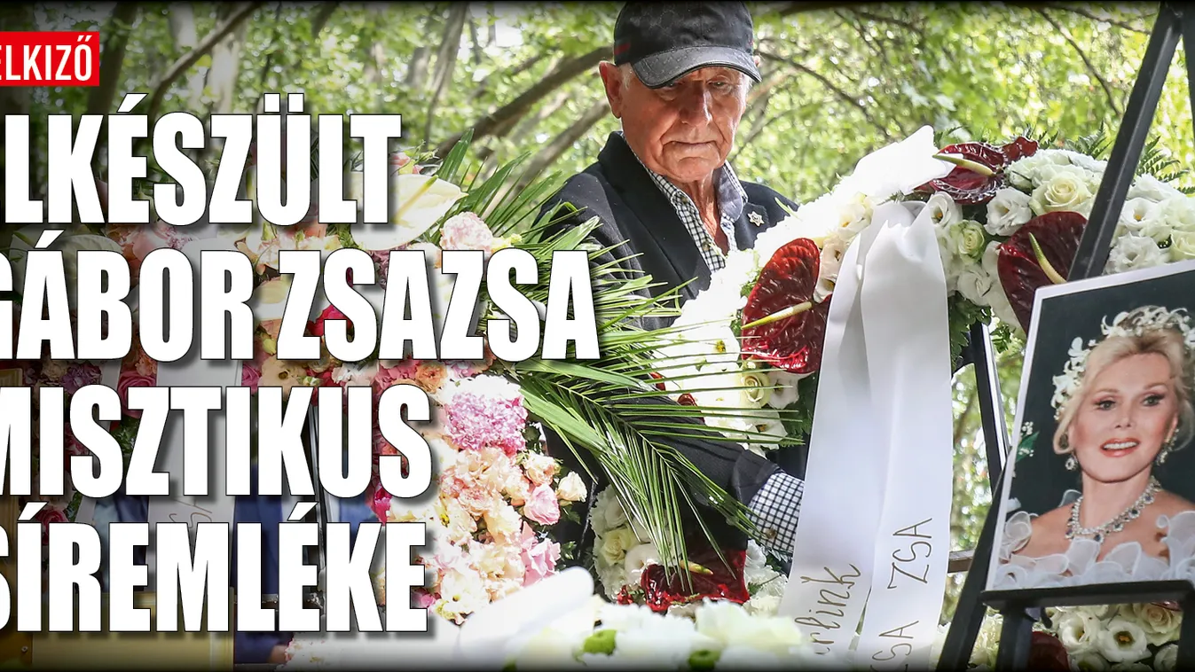 Közel 20 millió forintért készült el Gábor Zsazsa síremléke