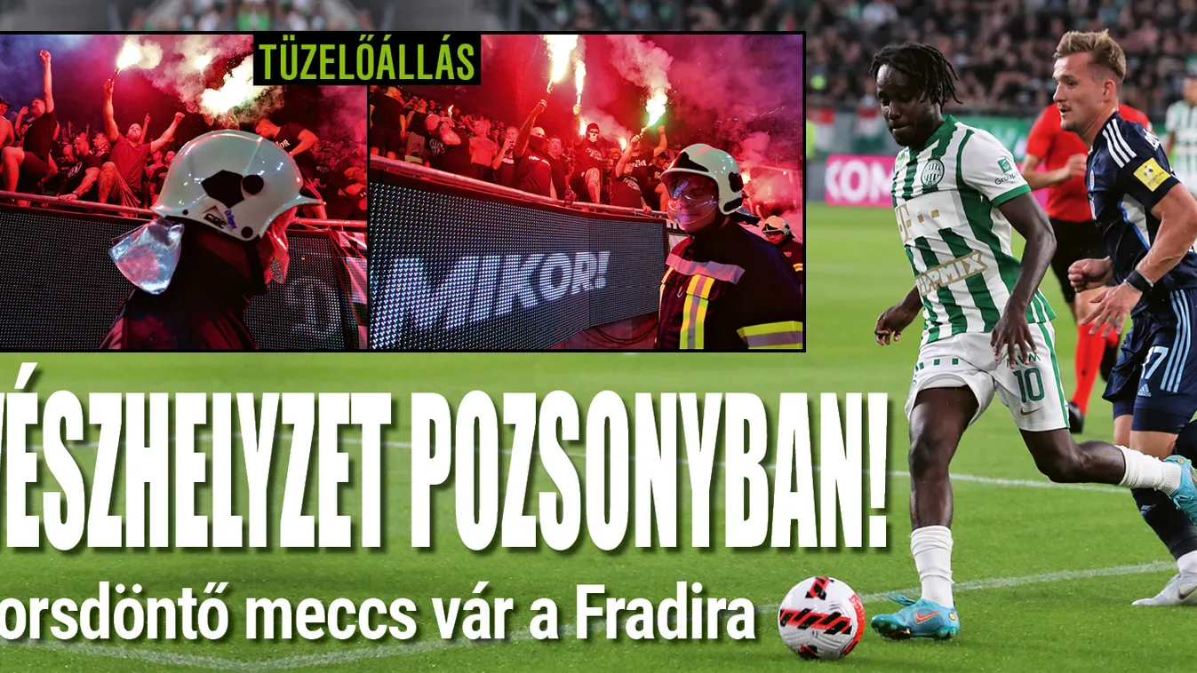 Őrületes felhajtás várja Pozsonyban a Fradi-szurkolókat