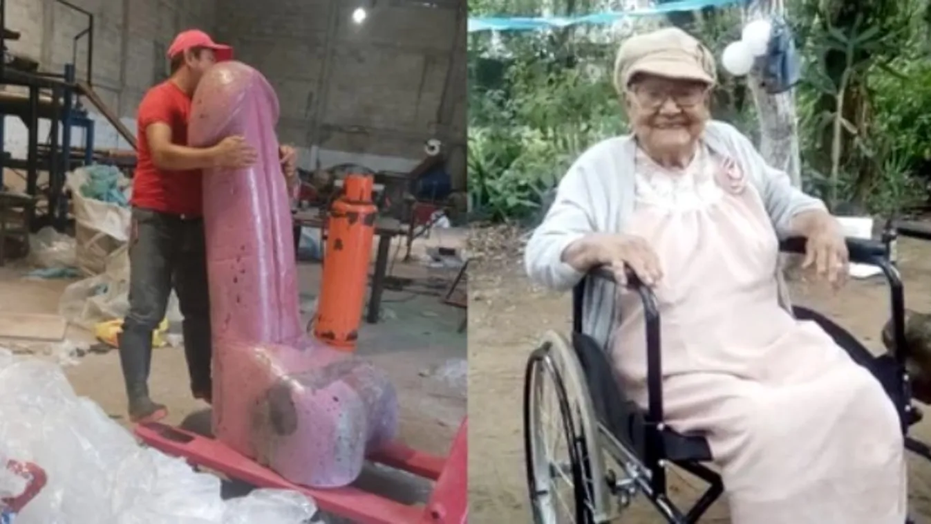Óriási kőpéniszt kért síremlékére a mexikói nagyi - Videó