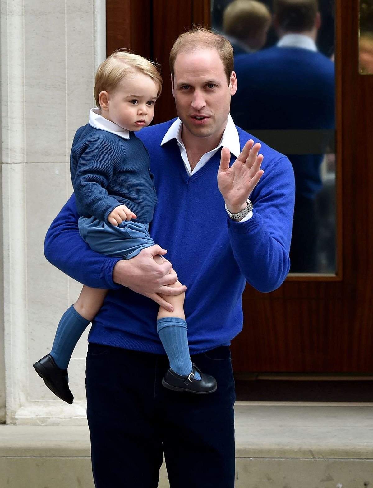 Prince William and George return to Visit Catherine. 