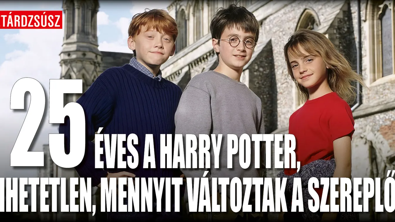 Huszonöt éves a Harry Potter, ennyit változtak a szereplők