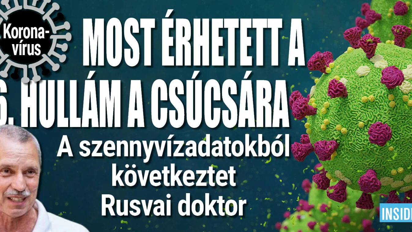 Rusvai Miklós: Most ért a 6. covid hullám a csúcsára