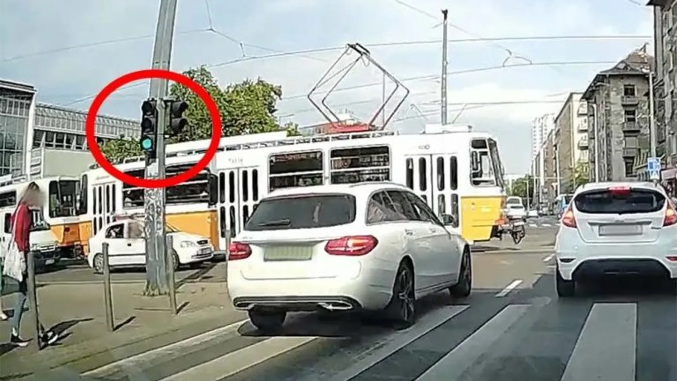 Egyszerre vált zöldre a lámpa