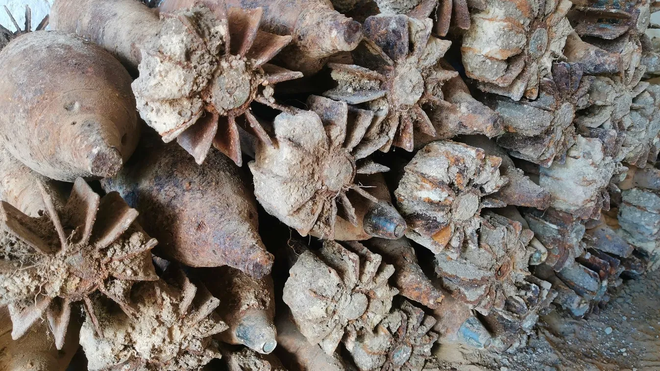 85 világháborús robbanótest került elő Székesfehérváron