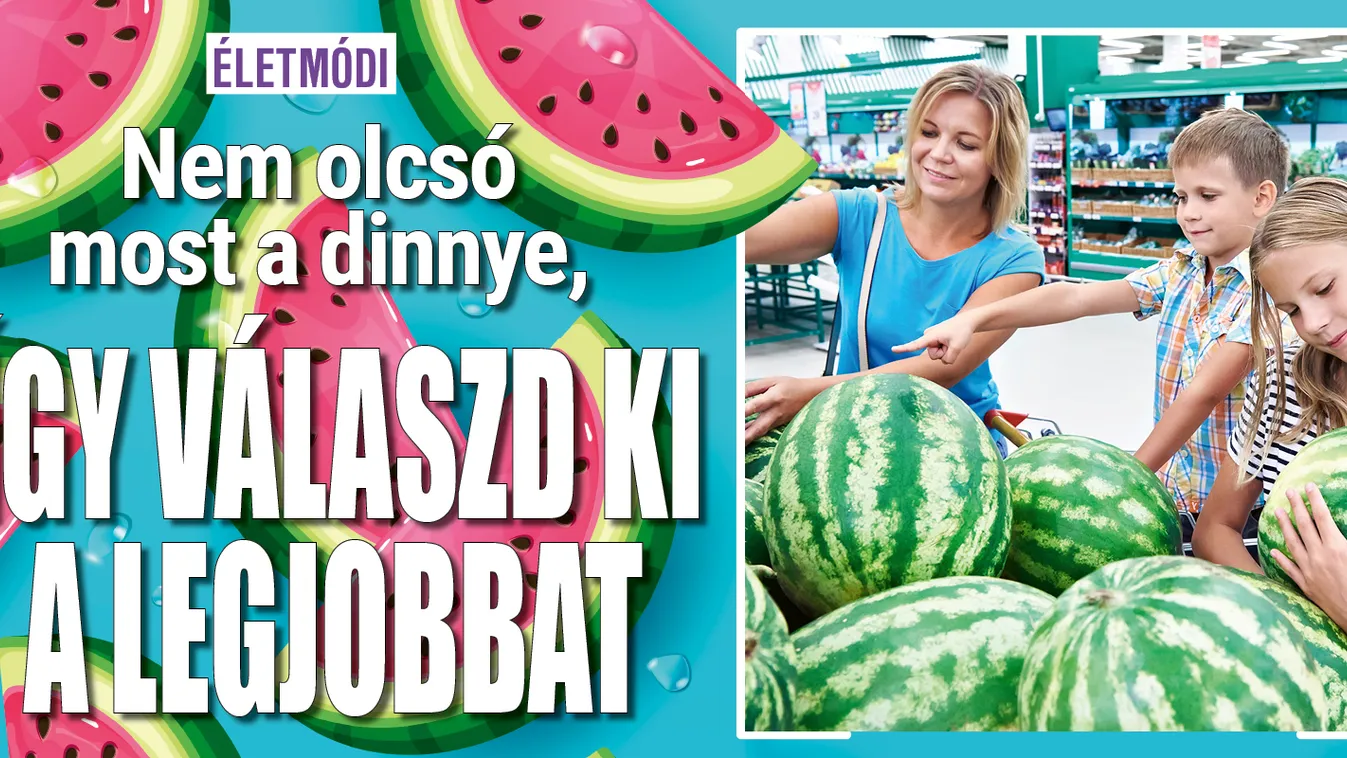 Nem olcsó most a dinnye, így válaszd ki a legjobbat
