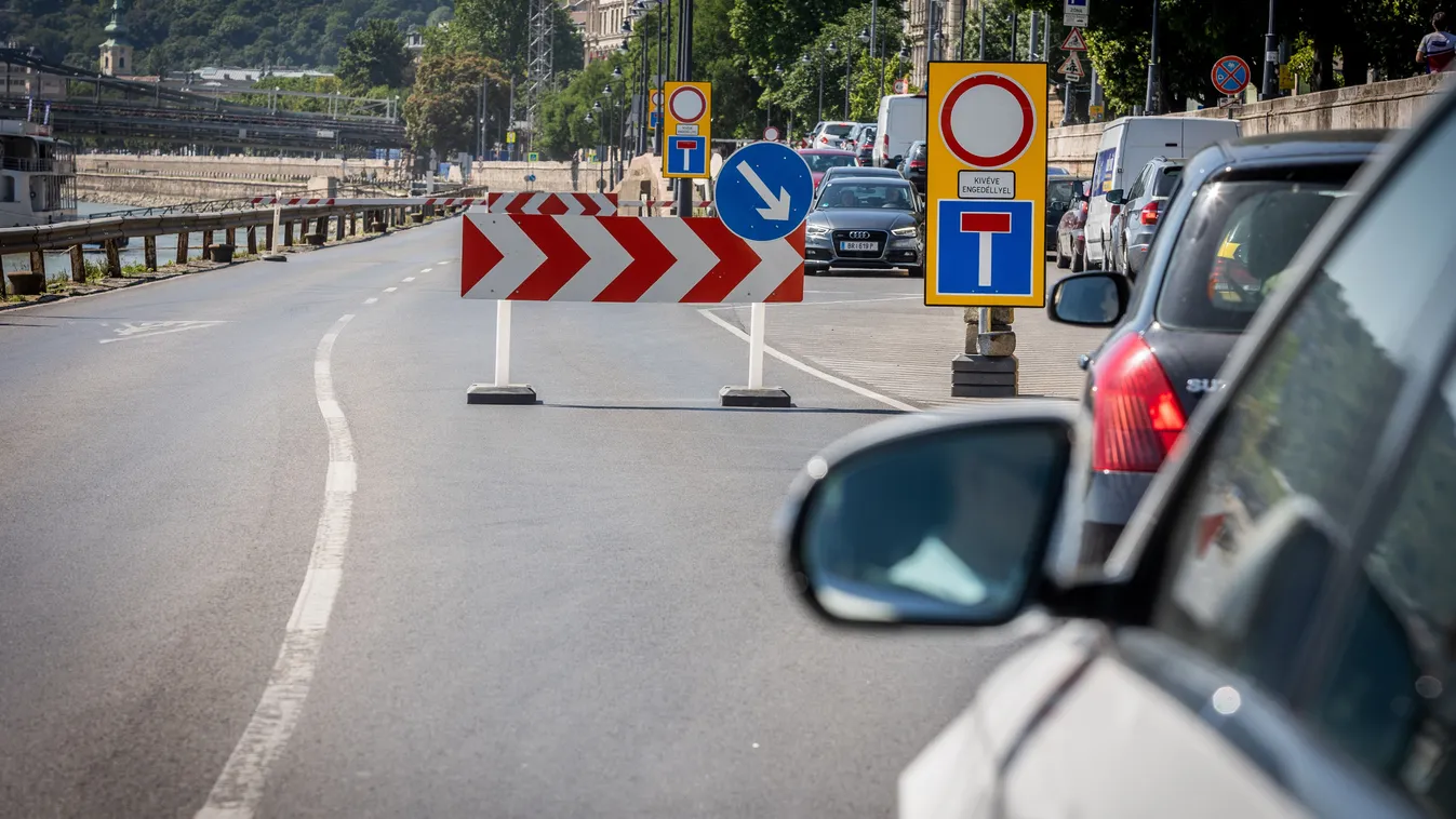 Leesett az autósok álla, ez történt a rakparton
