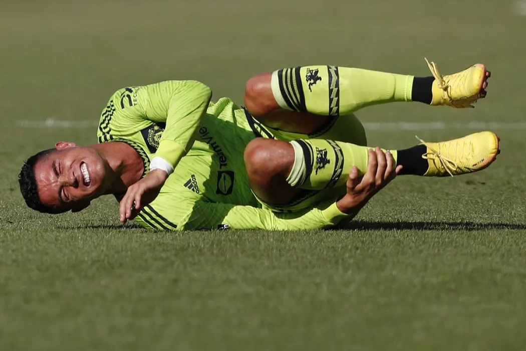 Ronaldo csak szenvedett szombaton a pályán