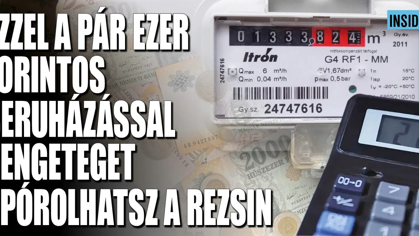 Párezres beruházással rengeteget spórolhatsz a rezsin