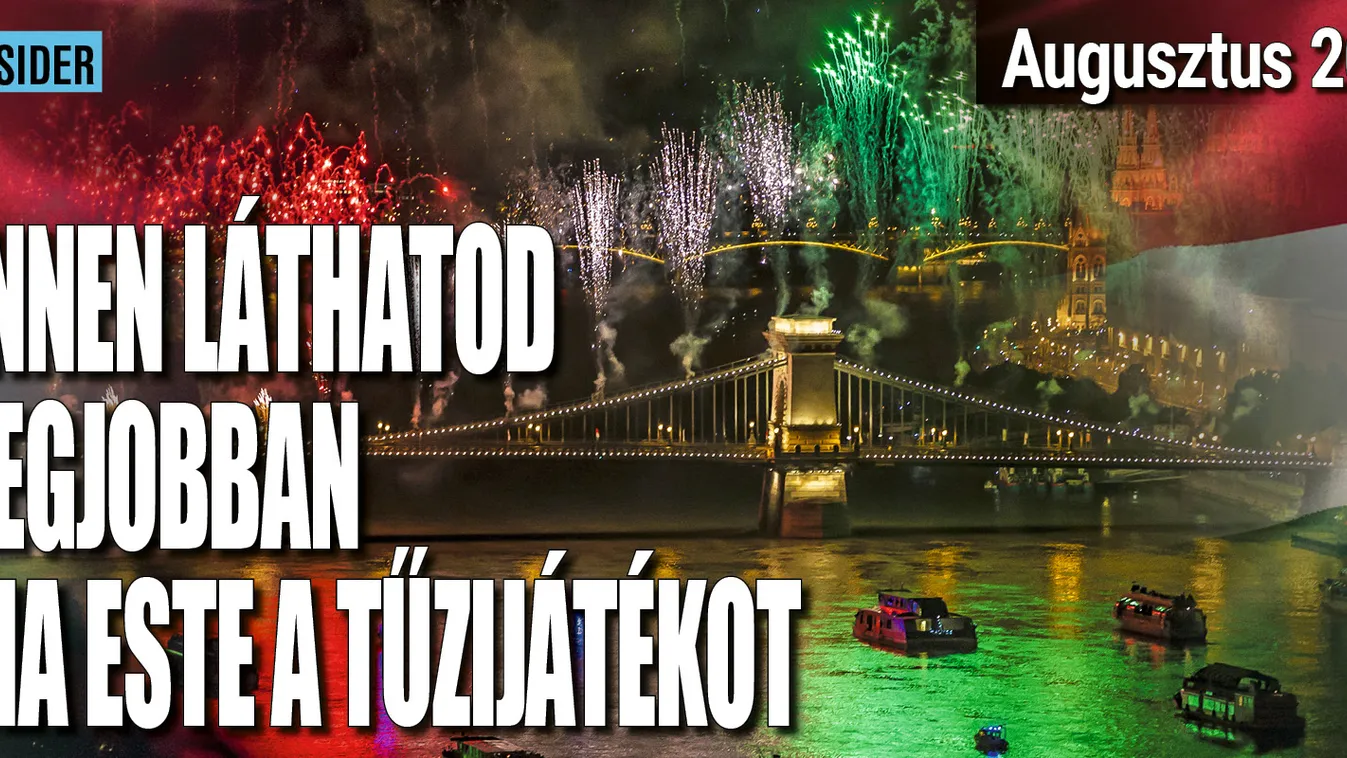 Innen lehet majd a legjobban látni az idei tűzijátékot