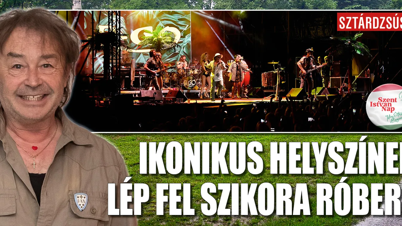 Ikonikus helyszínen lép fel Szikora Róbert
