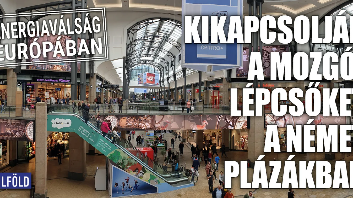 Energiaválság: nem járnak a mozgólépcsők a német plázákban