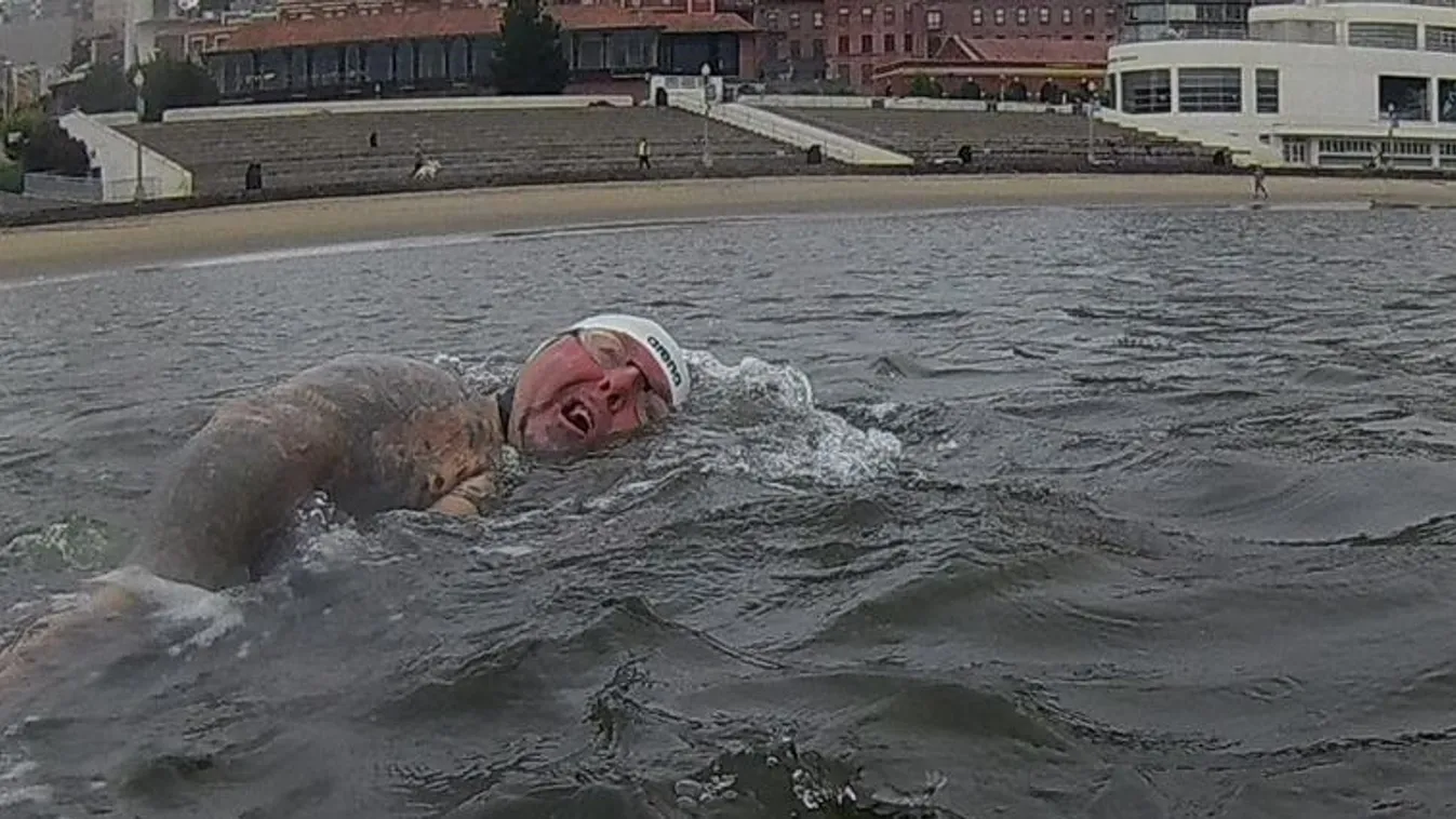 Láb nélküli magyar férfi az Alcatrazból indulva úszta át San Franciscónál az öblöt