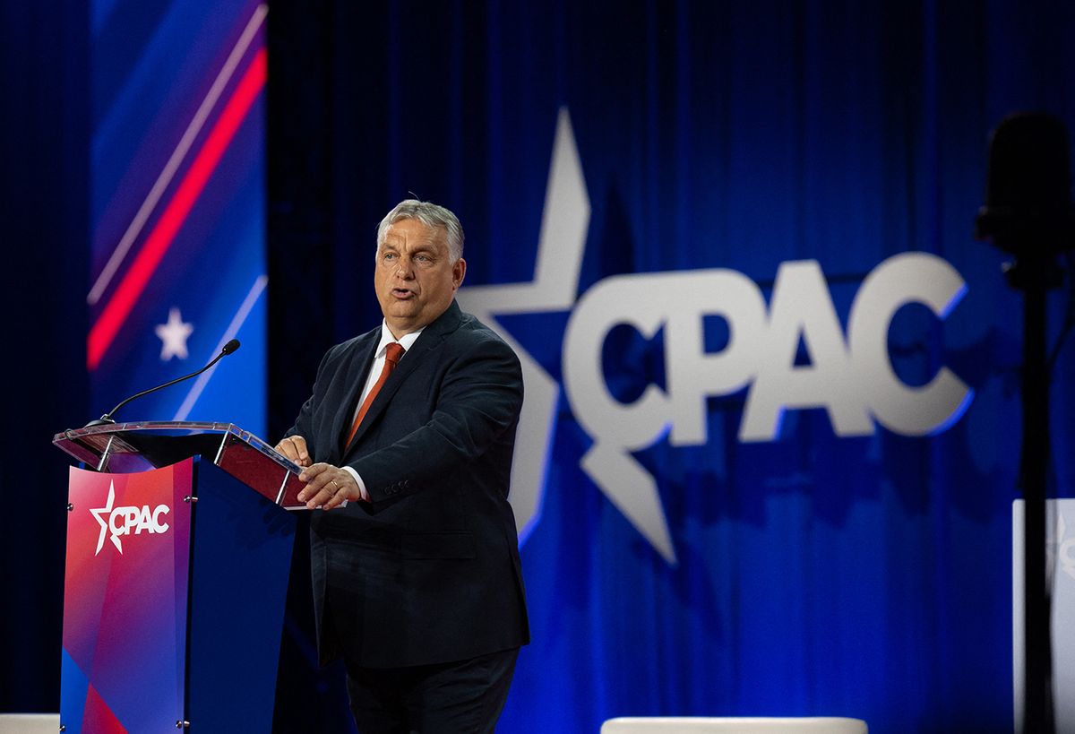 Hungarian Prime Minister Viktor Orbán Speaks At CPAC In Dallas, Texas.