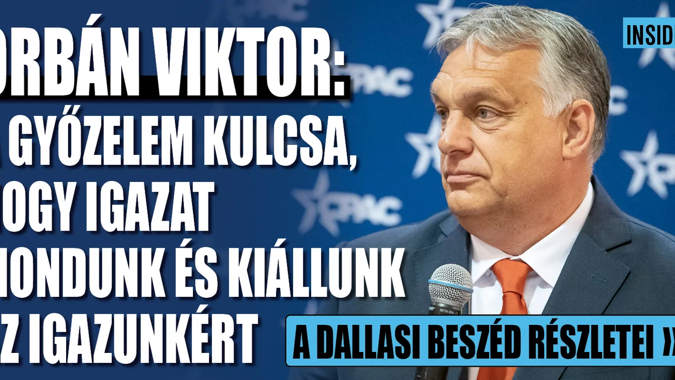 Receptet adott a győzelemre Orbán Viktor Amerikában