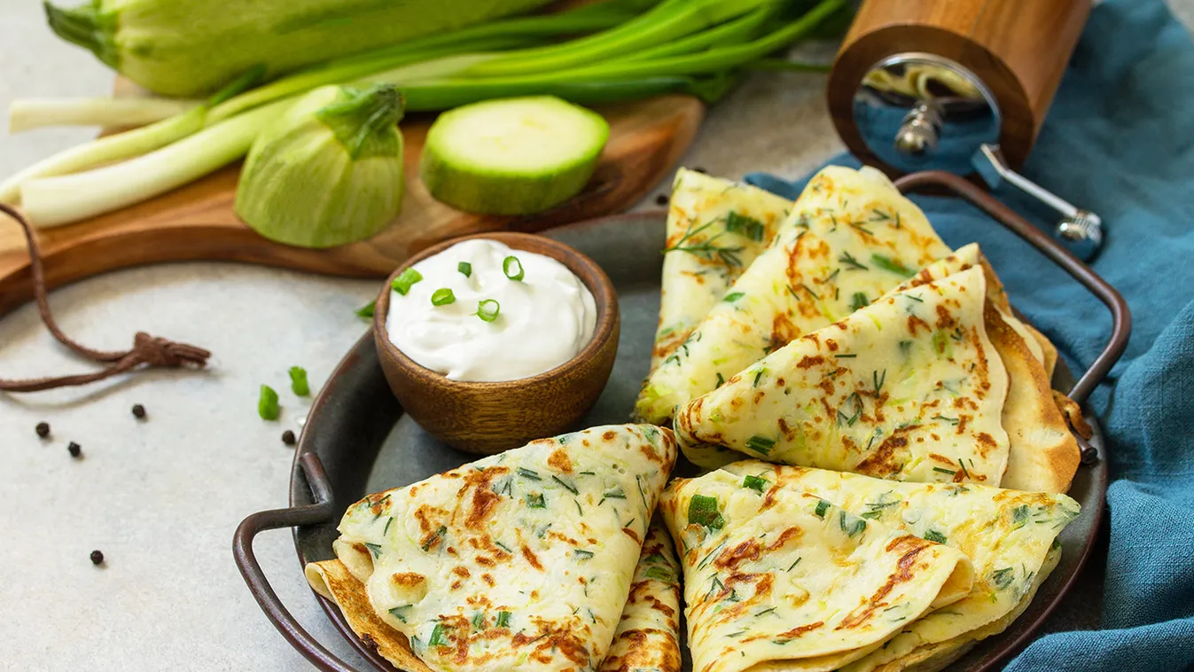 Nyár végi finomság: így készül a cukkinis palacsinta