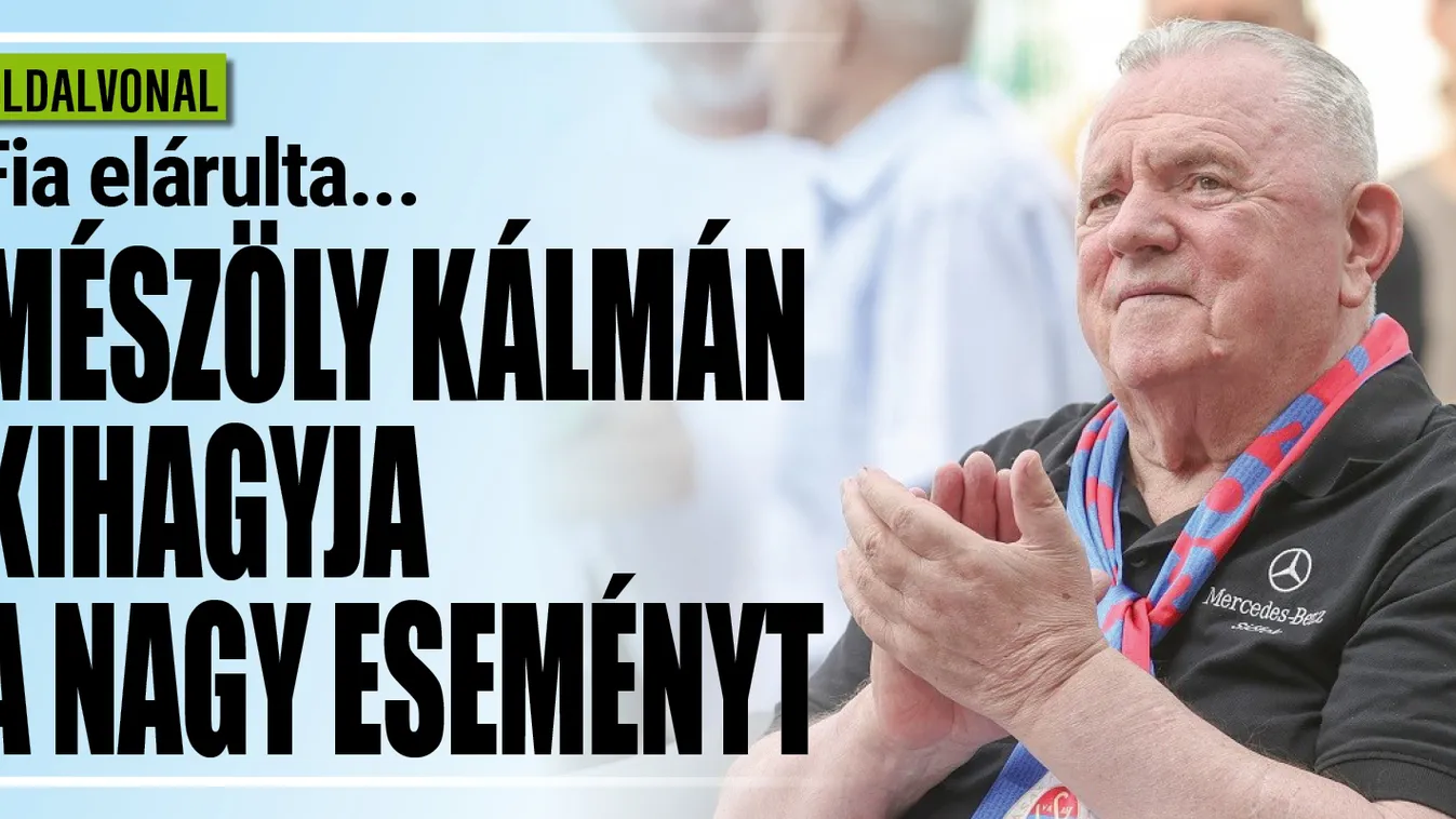 Szomorú hírt közölt Mészöly Kálmán fia