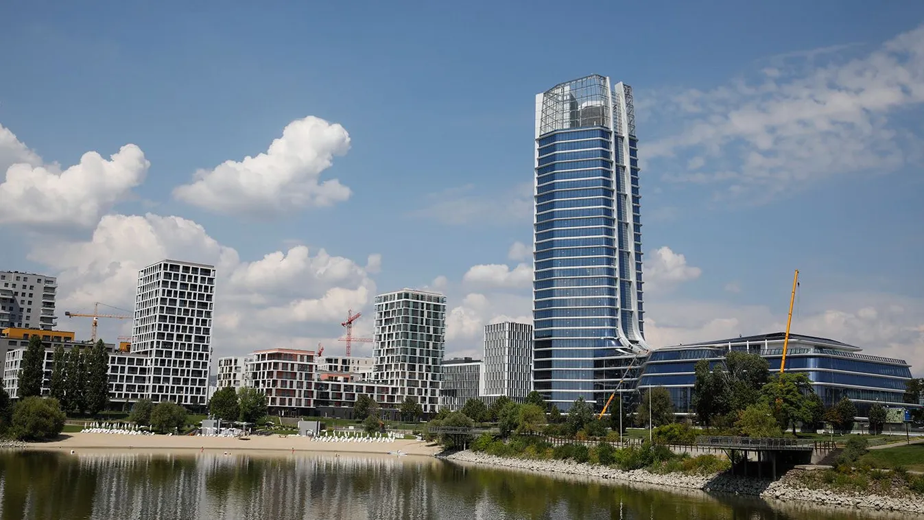 Itt tart a Kopaszi-gátnál az építkezés