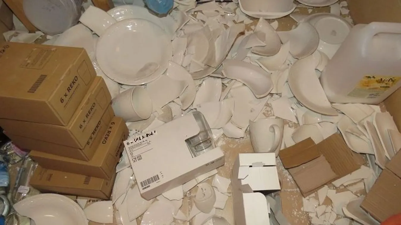 80 tányért zúzott apró darabokra a zalaszentgróti nő