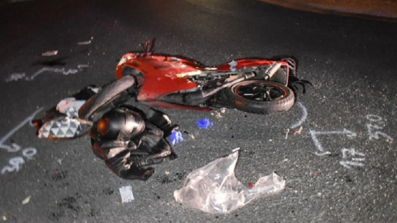 Brutális baleset Töltéstaván: egy motoros életéért küzdöttek