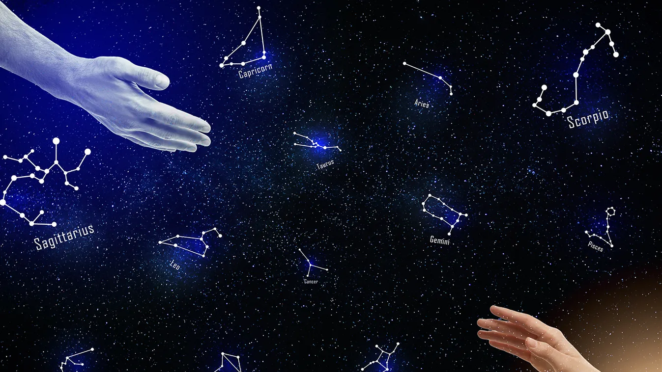 Zodiac,Compatibility.,Man,And,Woman,Reaching,Hands,To,Each,Other