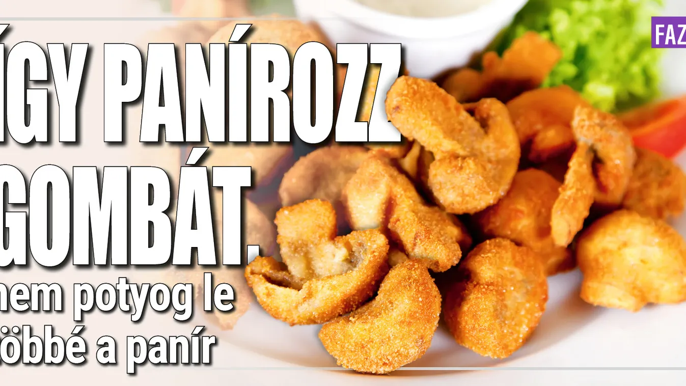 Így panírozz gombát, nem potyog le többé a panír