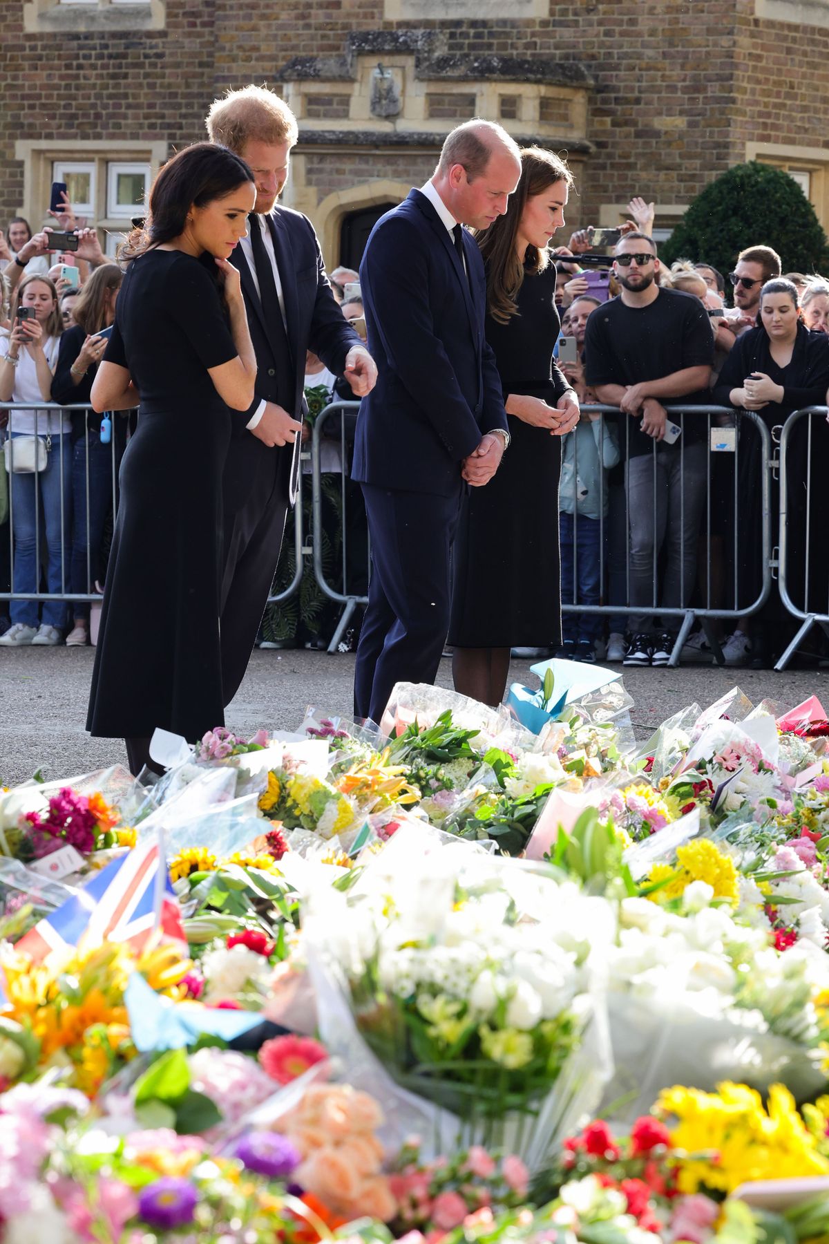 William, Kate, Harry and Meghan at Windsor Castle