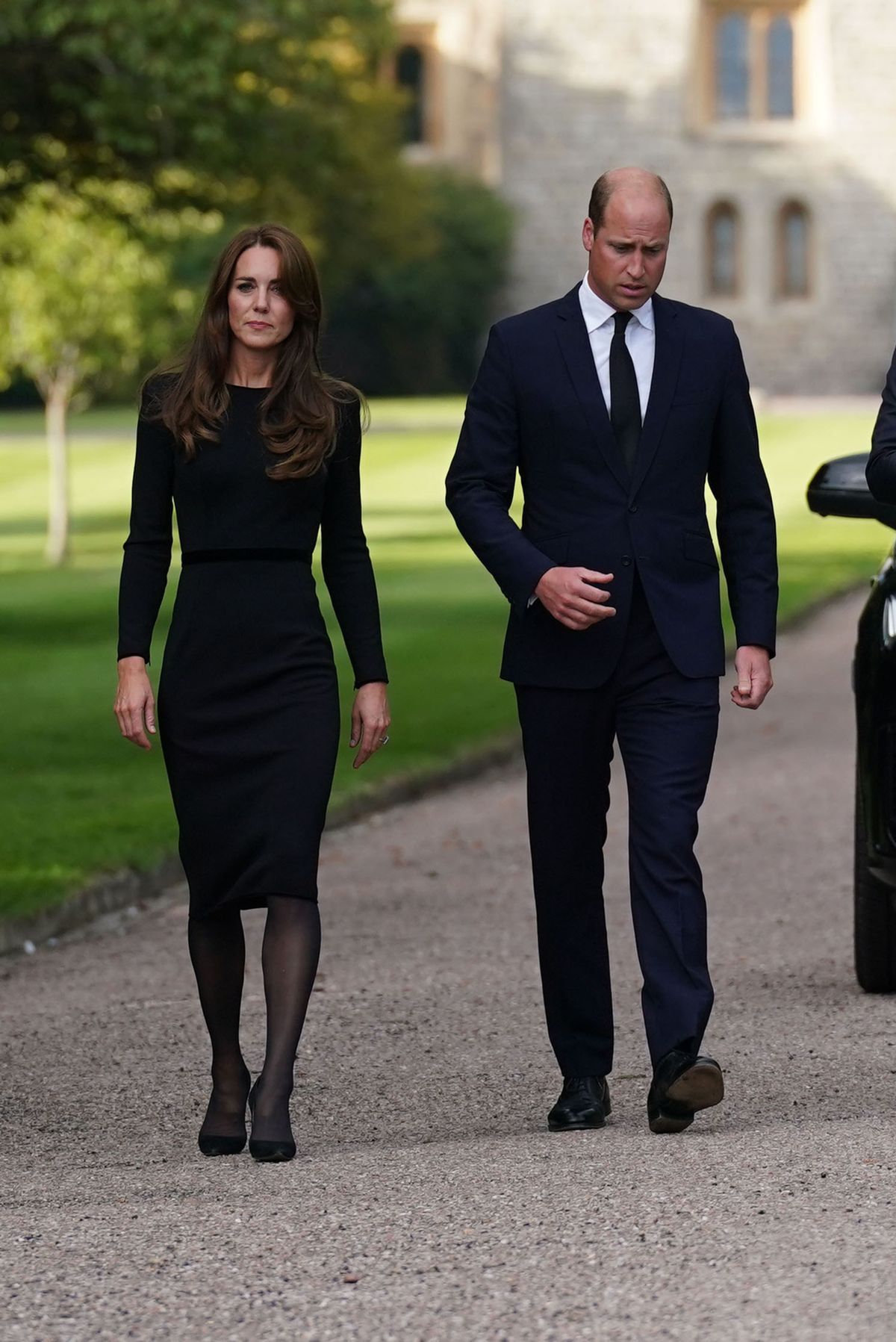 William, Kate, Harry and Meghan at Windsor Castle