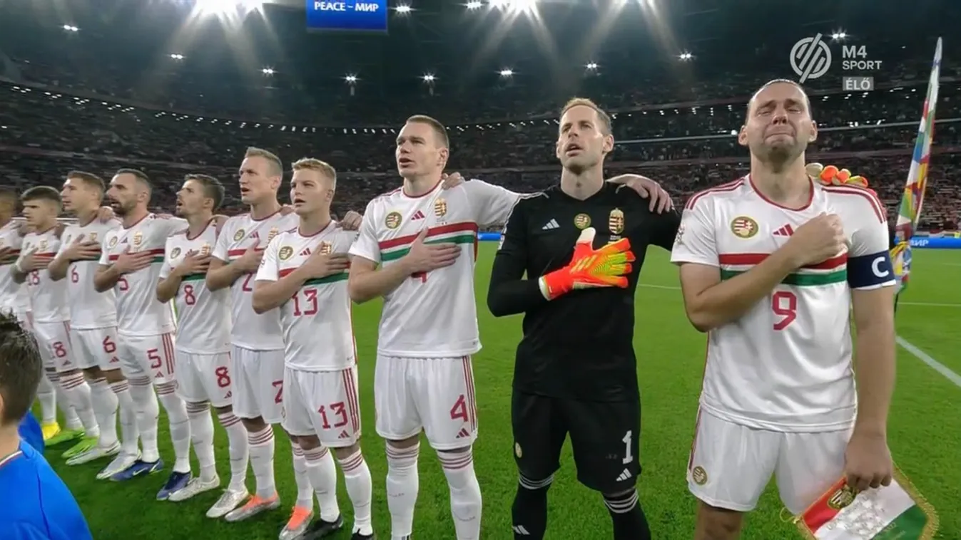 Végig zokogta a Himnuszt a válogatottól búcsúzó Szalai Ádám