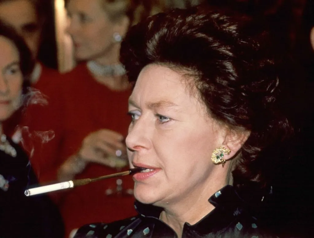 BRITAIN-ROYAL-BIO MARGARET-HEADSHOT-CIGARETTE