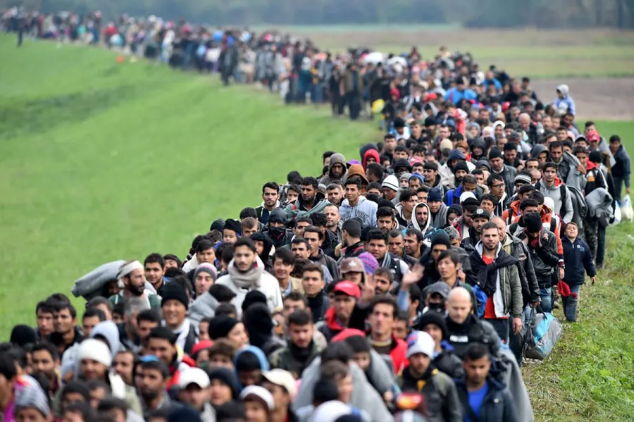 Migrants Cross Into Slovenia
