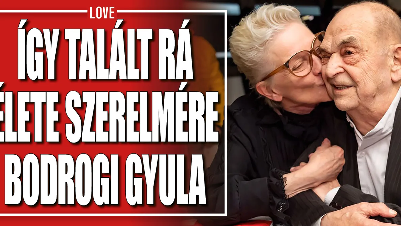 Élete szerelme bepiálta magát Bodrogi Gyula életébe