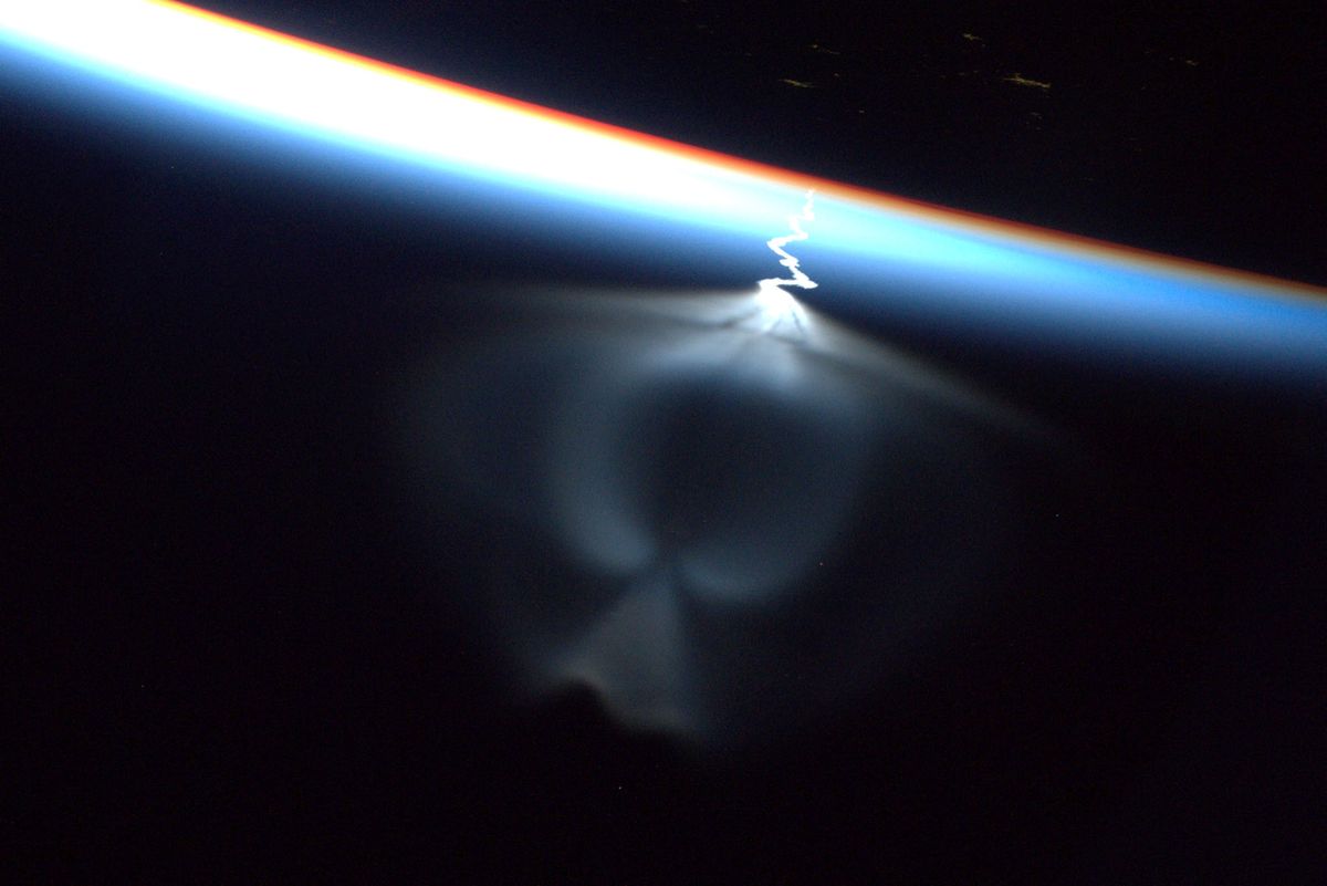 Astronaut Takes Picture Of "Space Angel"