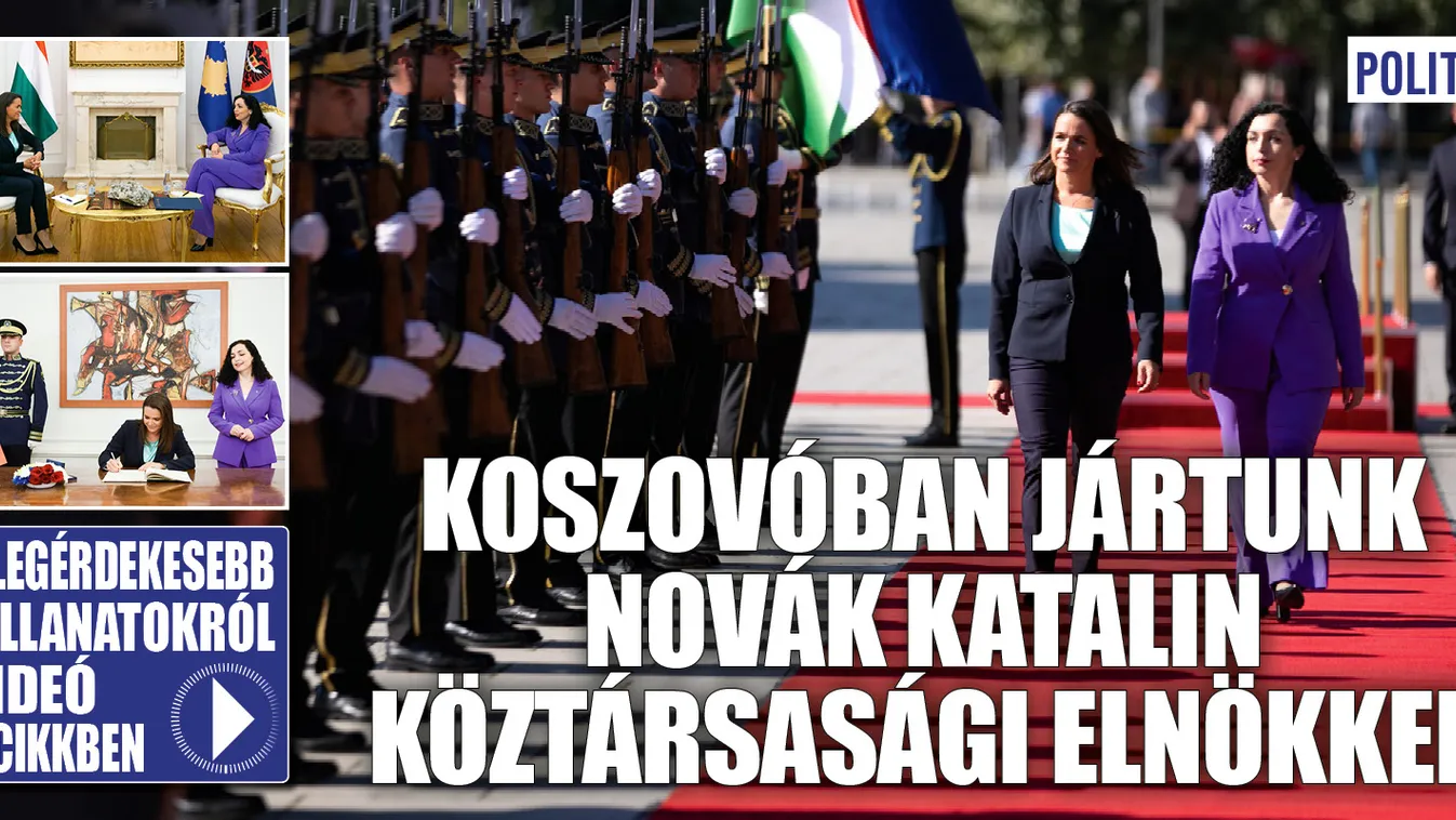 Novák Katalinnal Koszovóban - videók a programjáról