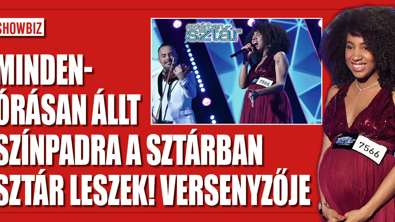 Mindenórás kismama a Sztárban sztár leszek! színpadán