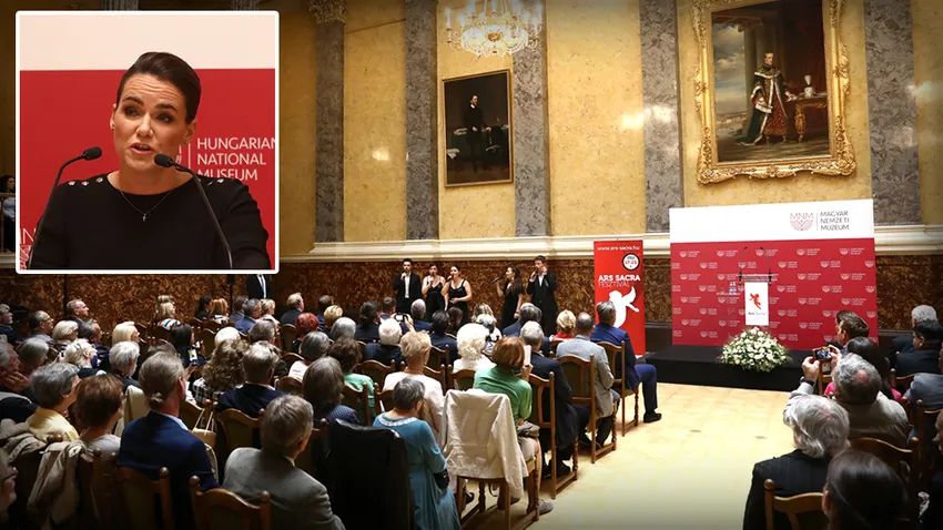 Novák Katalin is köszöntötte a vendégeket az Ars Sacra Fesztivál megnyitóján