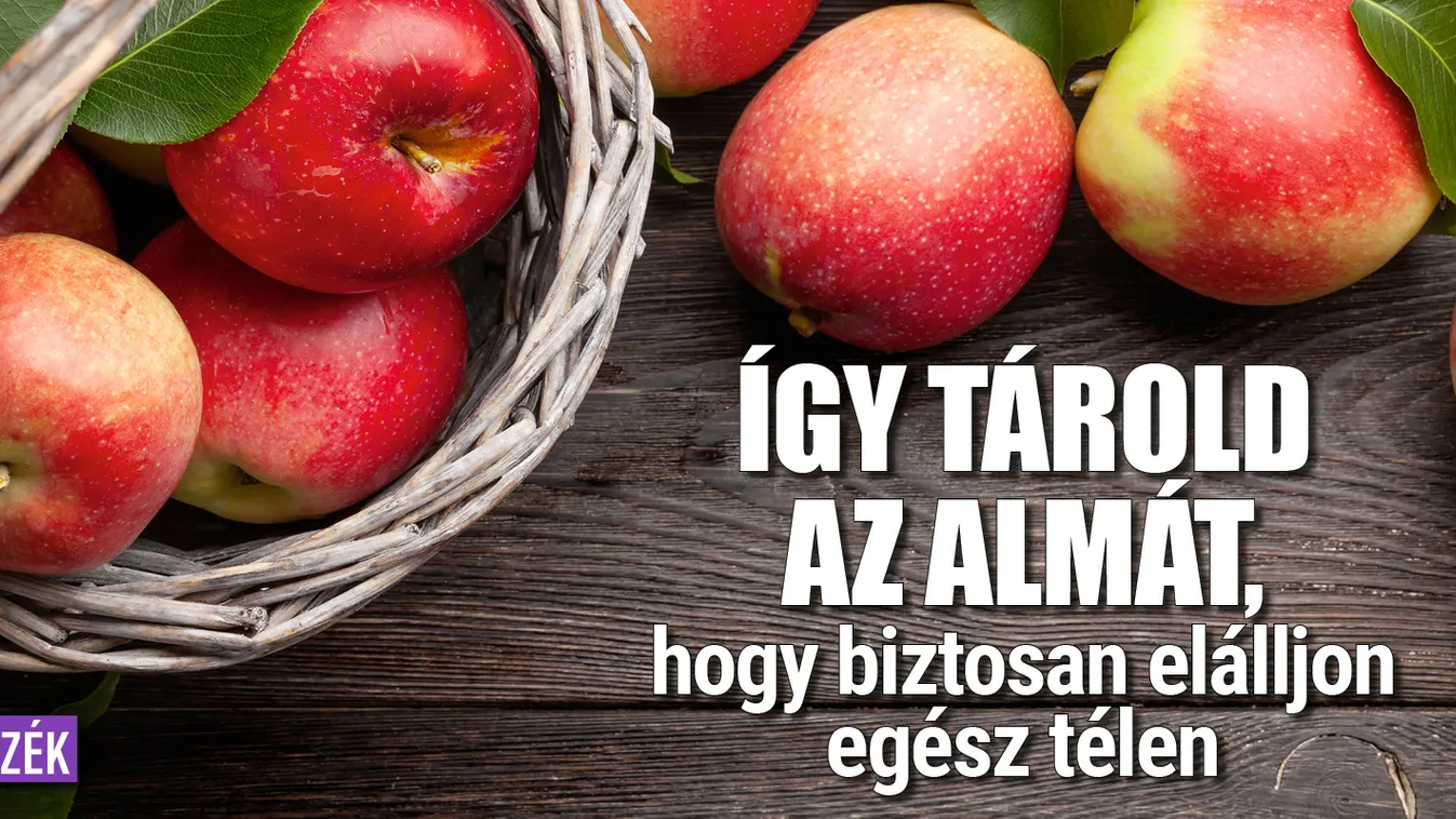 Így tárold az almát, hogy biztosan elálljon egész télen