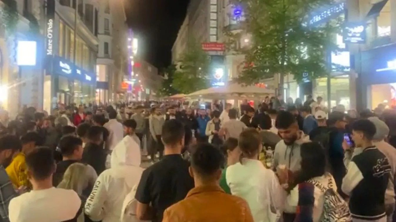 Migránsok lepték el az osztrák fővárost a szíriai ünnepen